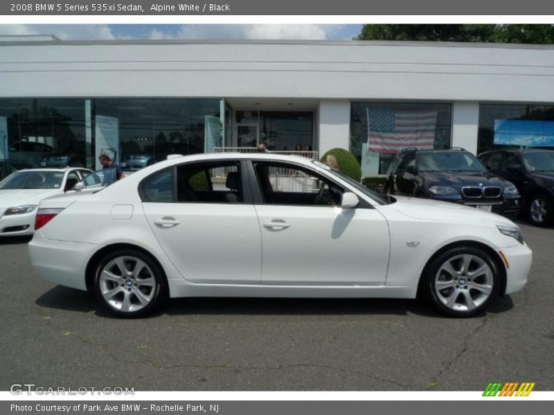 Alpine White / Black 2008 BMW 5 Series 535xi Sedan
