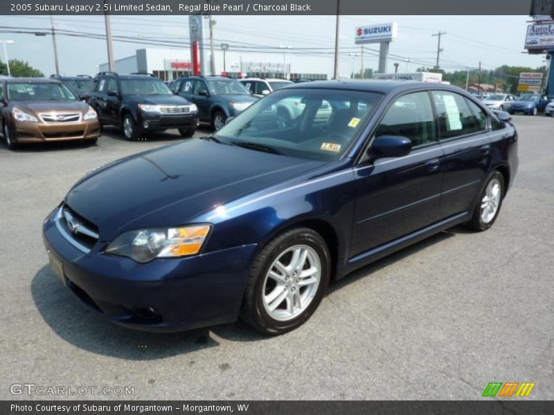 Regal Blue Pearl / Charcoal Black 2005 Subaru Legacy 2.5i Limited Sedan