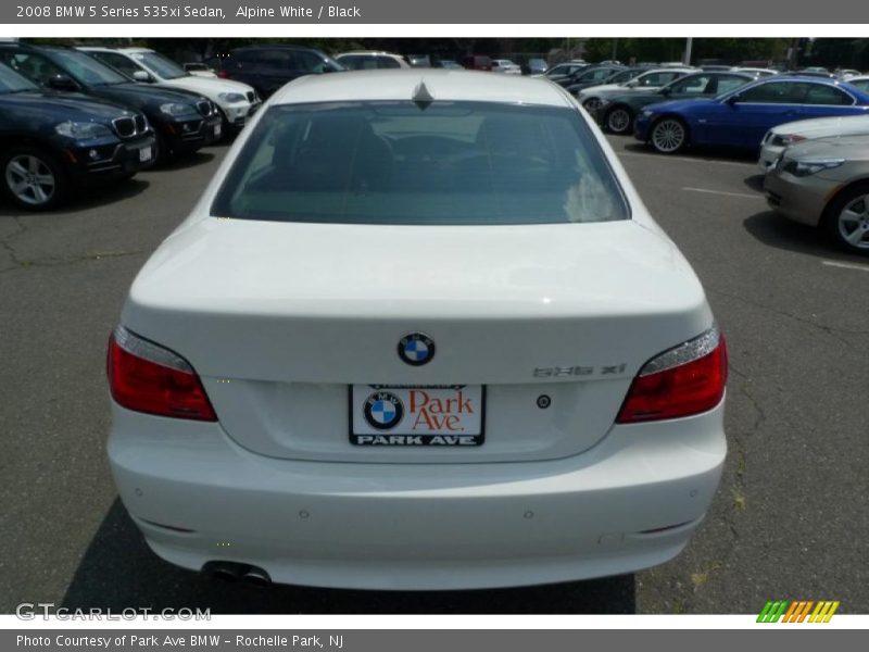 Alpine White / Black 2008 BMW 5 Series 535xi Sedan