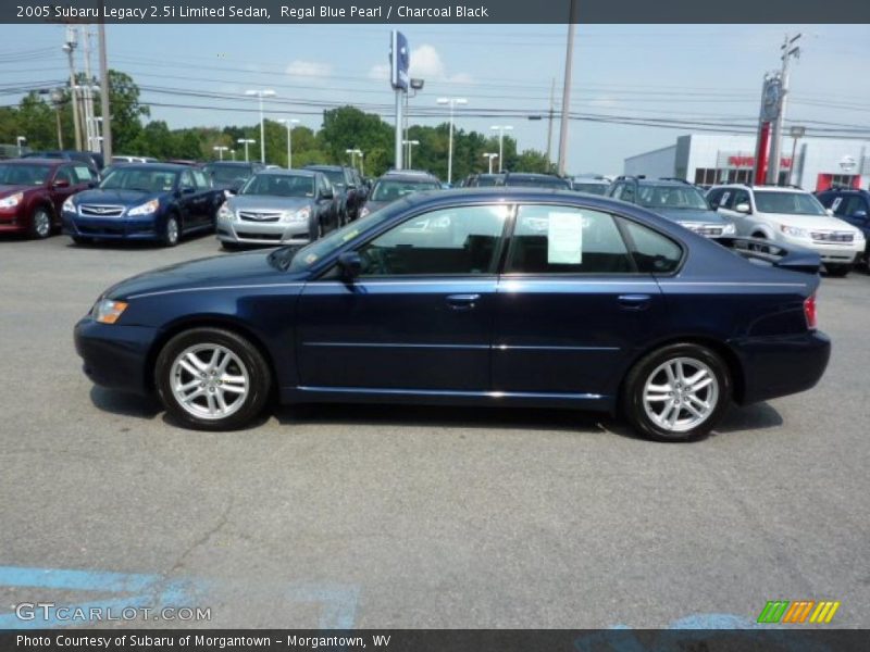 Regal Blue Pearl / Charcoal Black 2005 Subaru Legacy 2.5i Limited Sedan