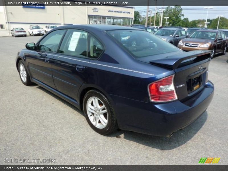 Regal Blue Pearl / Charcoal Black 2005 Subaru Legacy 2.5i Limited Sedan