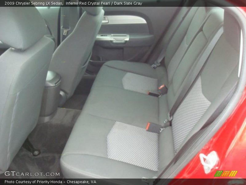 Inferno Red Crystal Pearl / Dark Slate Gray 2009 Chrysler Sebring LX Sedan