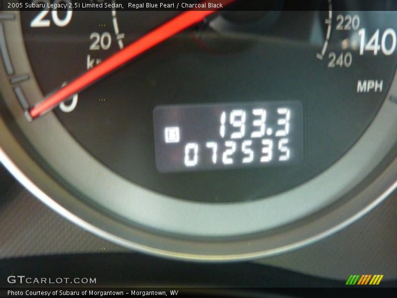 Regal Blue Pearl / Charcoal Black 2005 Subaru Legacy 2.5i Limited Sedan