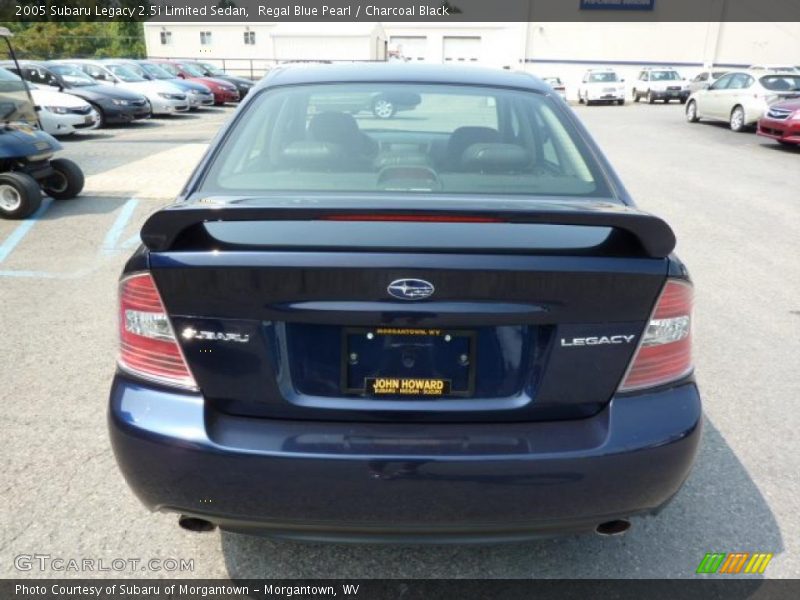 Regal Blue Pearl / Charcoal Black 2005 Subaru Legacy 2.5i Limited Sedan