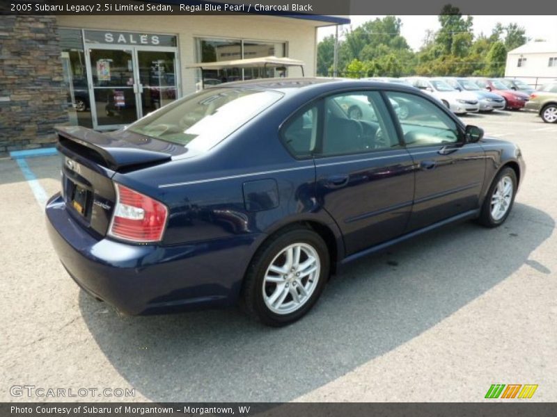 Regal Blue Pearl / Charcoal Black 2005 Subaru Legacy 2.5i Limited Sedan