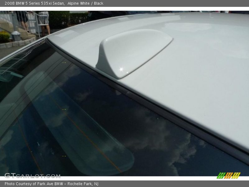Alpine White / Black 2008 BMW 5 Series 535xi Sedan