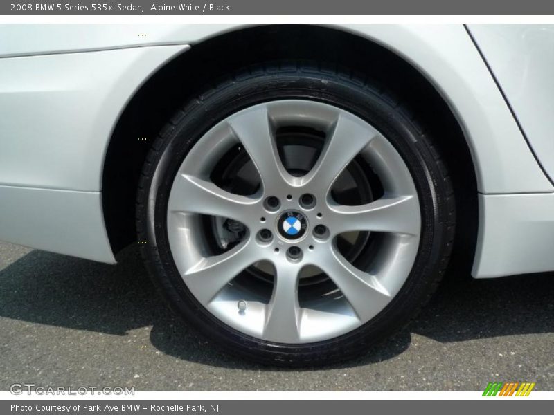 Alpine White / Black 2008 BMW 5 Series 535xi Sedan