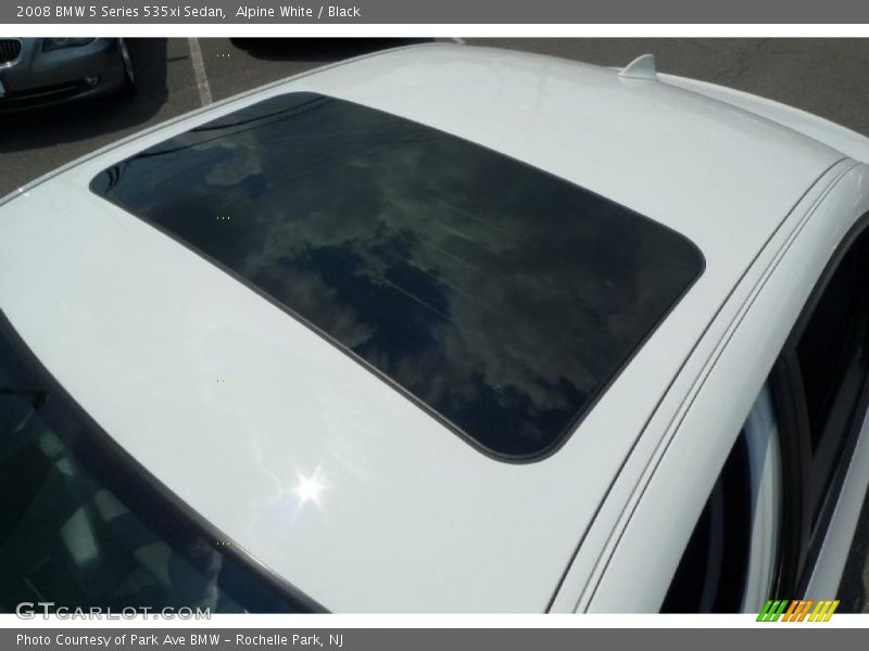 Alpine White / Black 2008 BMW 5 Series 535xi Sedan
