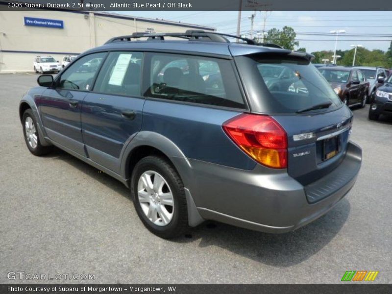 Atlantic Blue Pearl / Off Black 2005 Subaru Outback 2.5i Wagon