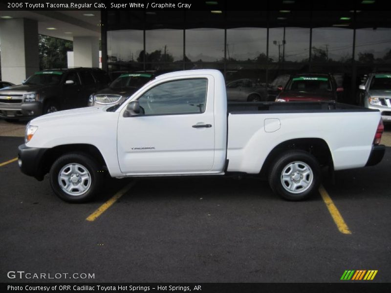 Super White / Graphite Gray 2006 Toyota Tacoma Regular Cab
