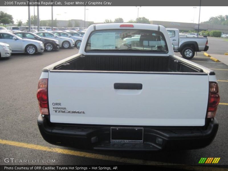 Super White / Graphite Gray 2006 Toyota Tacoma Regular Cab