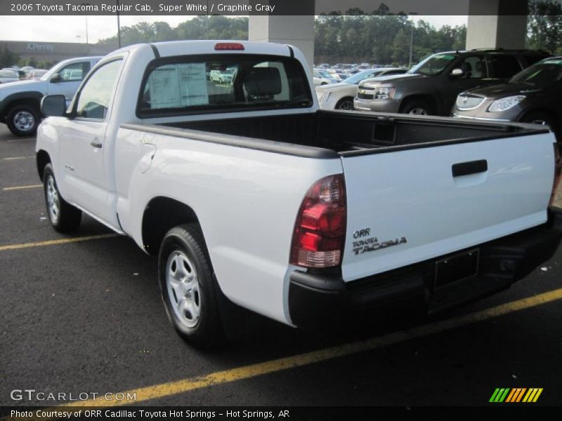 Super White / Graphite Gray 2006 Toyota Tacoma Regular Cab