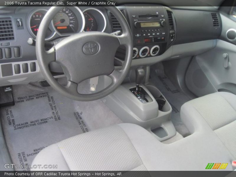 Super White / Graphite Gray 2006 Toyota Tacoma Regular Cab