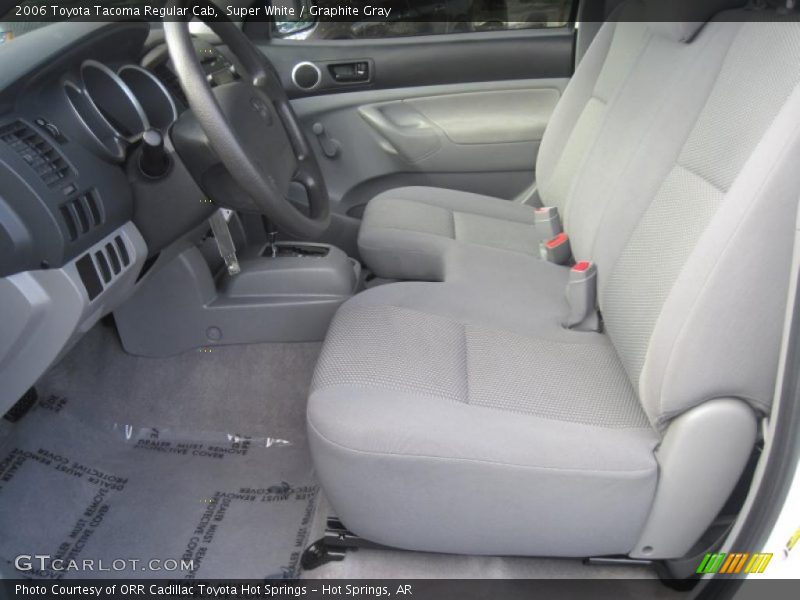 Super White / Graphite Gray 2006 Toyota Tacoma Regular Cab