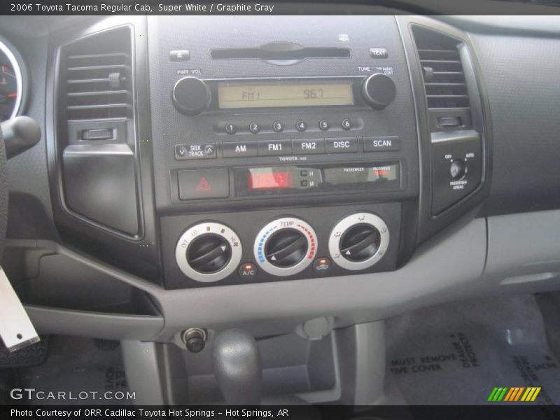 Super White / Graphite Gray 2006 Toyota Tacoma Regular Cab