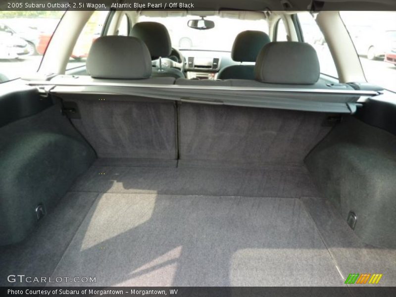 Atlantic Blue Pearl / Off Black 2005 Subaru Outback 2.5i Wagon