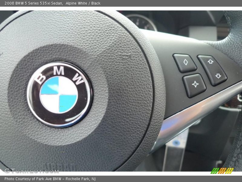 Alpine White / Black 2008 BMW 5 Series 535xi Sedan
