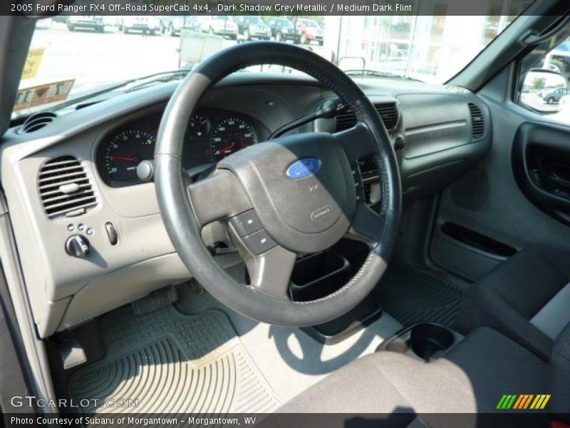 Dark Shadow Grey Metallic / Medium Dark Flint 2005 Ford Ranger FX4 Off-Road SuperCab 4x4