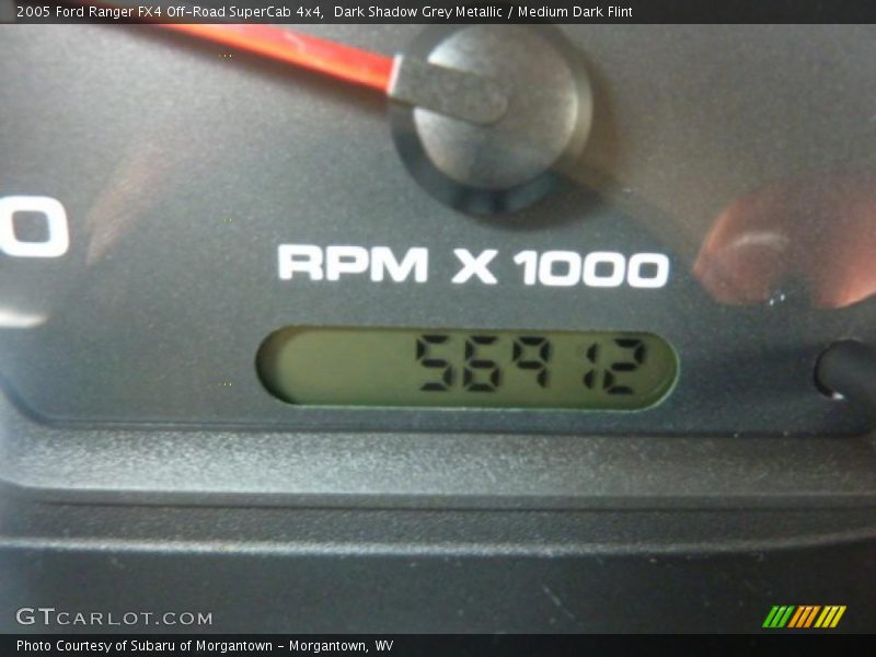 Dark Shadow Grey Metallic / Medium Dark Flint 2005 Ford Ranger FX4 Off-Road SuperCab 4x4