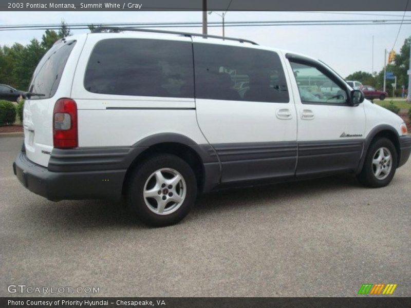 Summit White / Gray 2003 Pontiac Montana