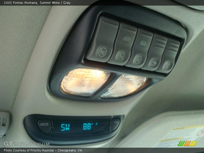 Summit White / Gray 2003 Pontiac Montana