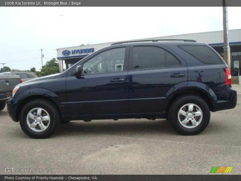 Midnight Blue / Beige 2008 Kia Sorento LX