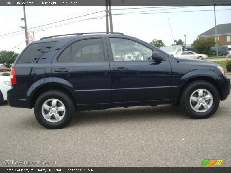 Midnight Blue / Beige 2008 Kia Sorento LX