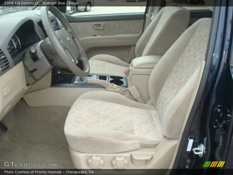 Midnight Blue / Beige 2008 Kia Sorento LX