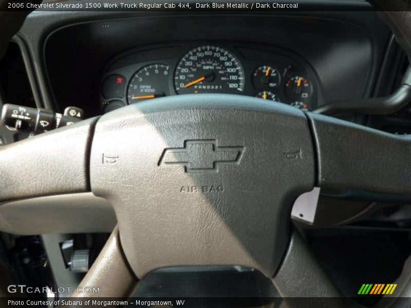 Dark Blue Metallic / Dark Charcoal 2006 Chevrolet Silverado 1500 Work Truck Regular Cab 4x4