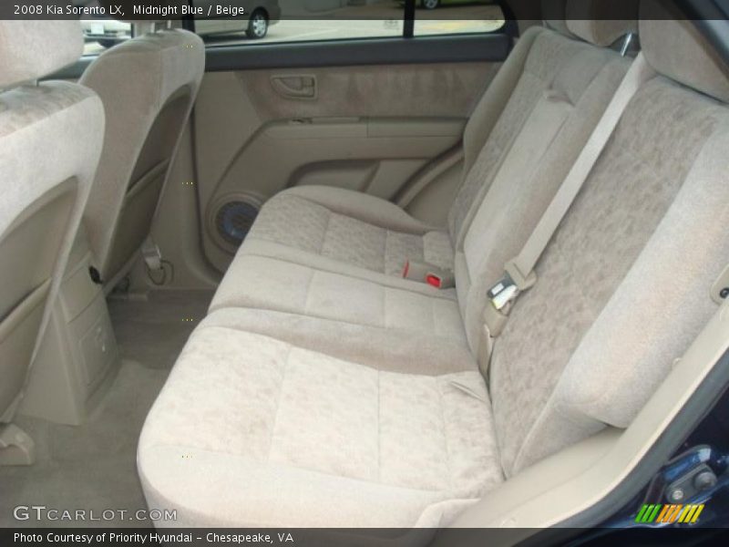Midnight Blue / Beige 2008 Kia Sorento LX
