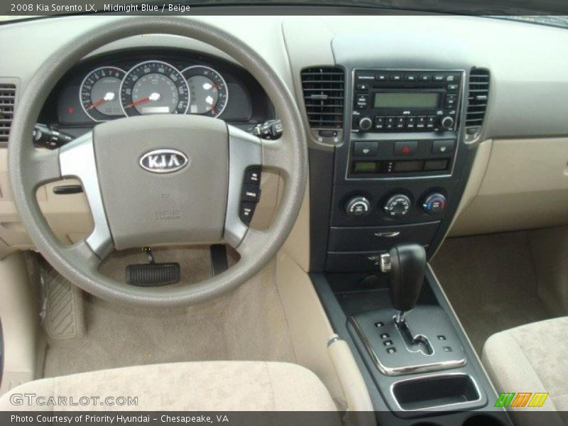Midnight Blue / Beige 2008 Kia Sorento LX
