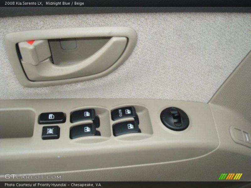 Midnight Blue / Beige 2008 Kia Sorento LX
