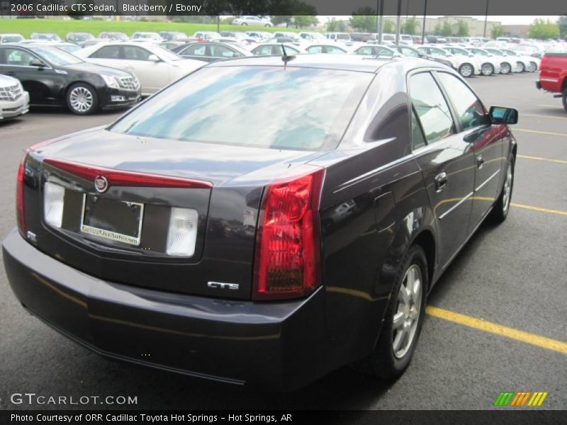 Blackberry / Ebony 2006 Cadillac CTS Sedan