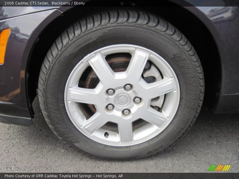 Blackberry / Ebony 2006 Cadillac CTS Sedan