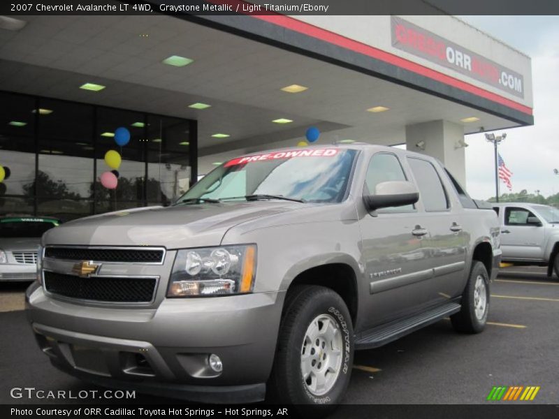 Graystone Metallic / Light Titanium/Ebony 2007 Chevrolet Avalanche LT 4WD
