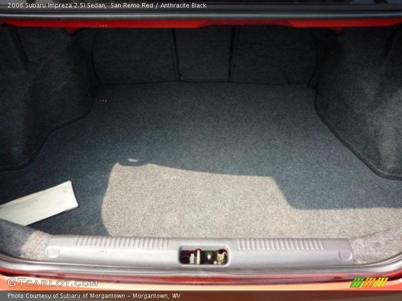 San Remo Red / Anthracite Black 2006 Subaru Impreza 2.5i Sedan