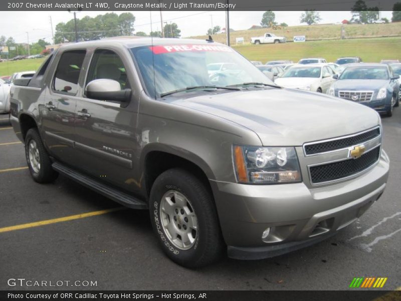 Graystone Metallic / Light Titanium/Ebony 2007 Chevrolet Avalanche LT 4WD