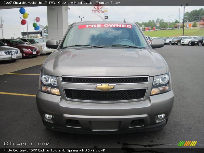 Graystone Metallic / Light Titanium/Ebony 2007 Chevrolet Avalanche LT 4WD