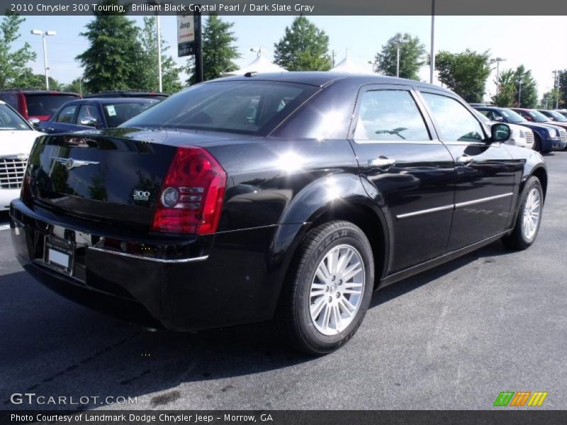 Brilliant Black Crystal Pearl / Dark Slate Gray 2010 Chrysler 300 Touring