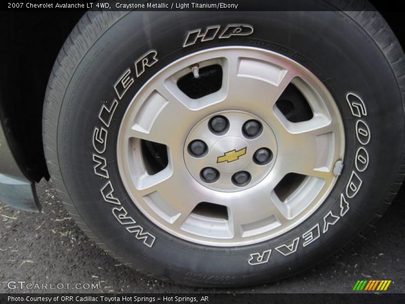 Graystone Metallic / Light Titanium/Ebony 2007 Chevrolet Avalanche LT 4WD
