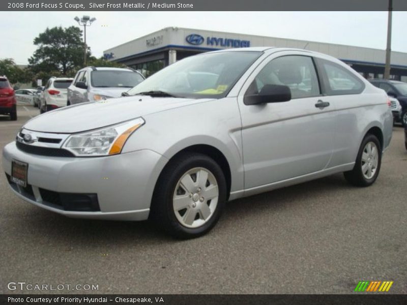 Silver Frost Metallic / Medium Stone 2008 Ford Focus S Coupe
