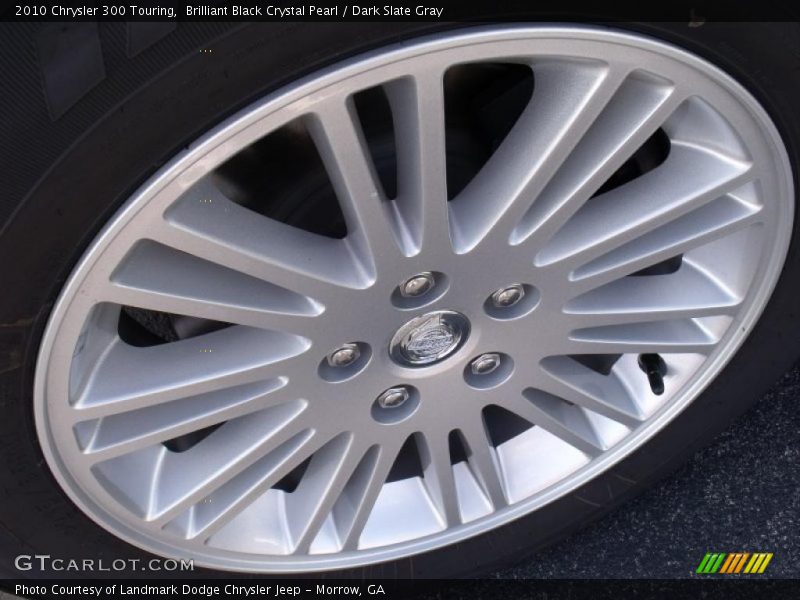Brilliant Black Crystal Pearl / Dark Slate Gray 2010 Chrysler 300 Touring