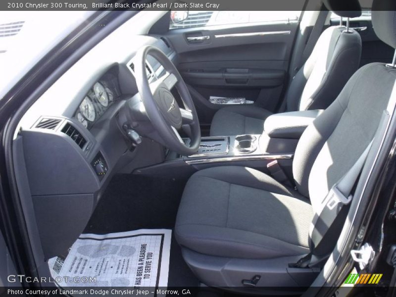 Brilliant Black Crystal Pearl / Dark Slate Gray 2010 Chrysler 300 Touring