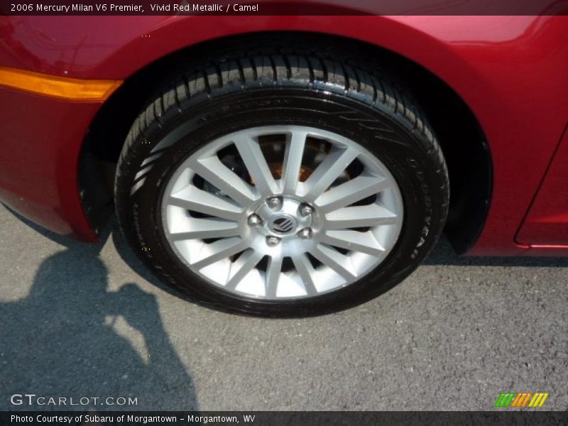 Vivid Red Metallic / Camel 2006 Mercury Milan V6 Premier