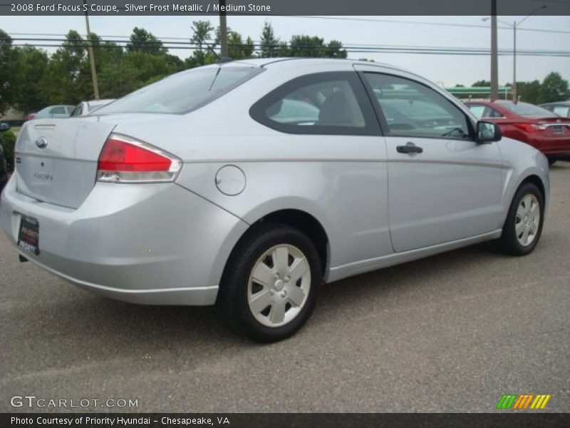 Silver Frost Metallic / Medium Stone 2008 Ford Focus S Coupe