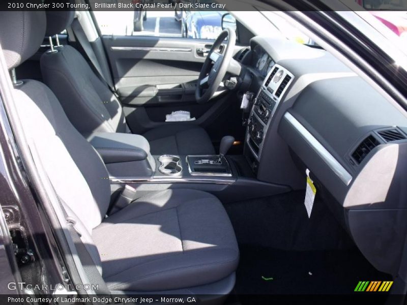Brilliant Black Crystal Pearl / Dark Slate Gray 2010 Chrysler 300 Touring
