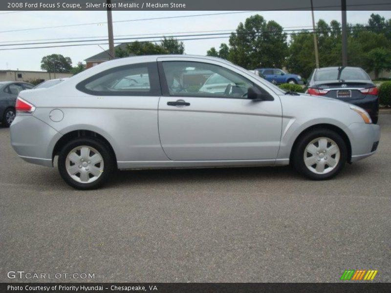 Silver Frost Metallic / Medium Stone 2008 Ford Focus S Coupe
