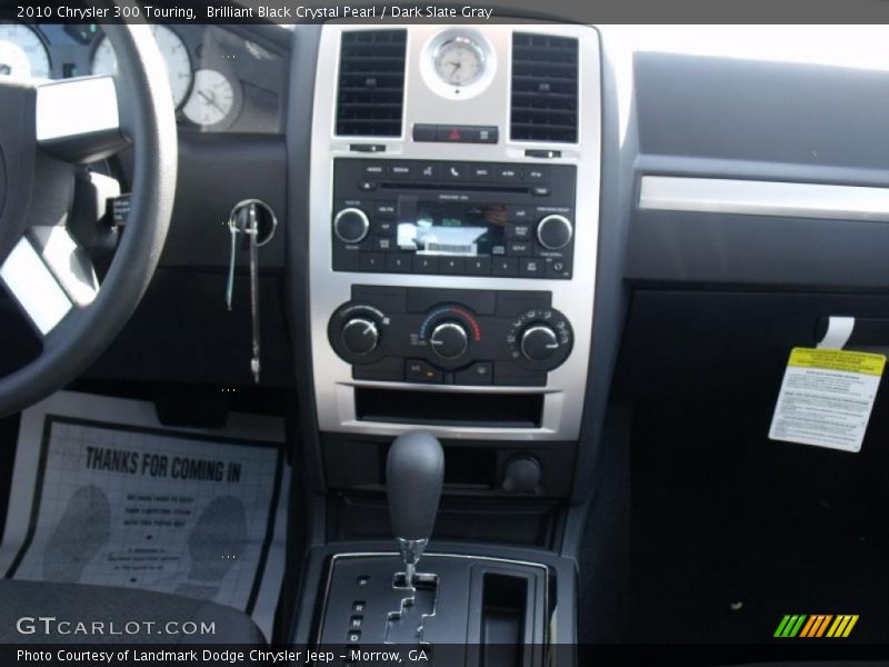 Brilliant Black Crystal Pearl / Dark Slate Gray 2010 Chrysler 300 Touring