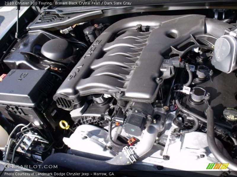 Brilliant Black Crystal Pearl / Dark Slate Gray 2010 Chrysler 300 Touring