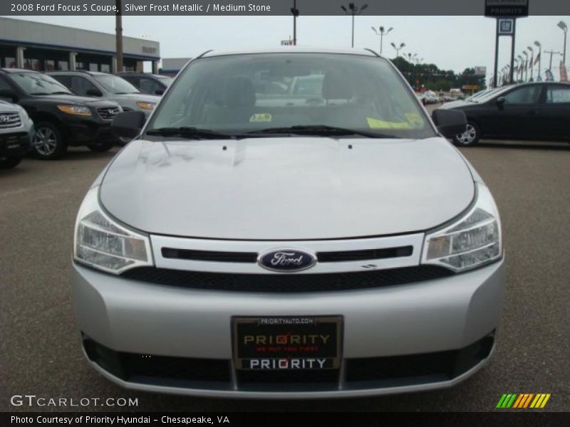Silver Frost Metallic / Medium Stone 2008 Ford Focus S Coupe